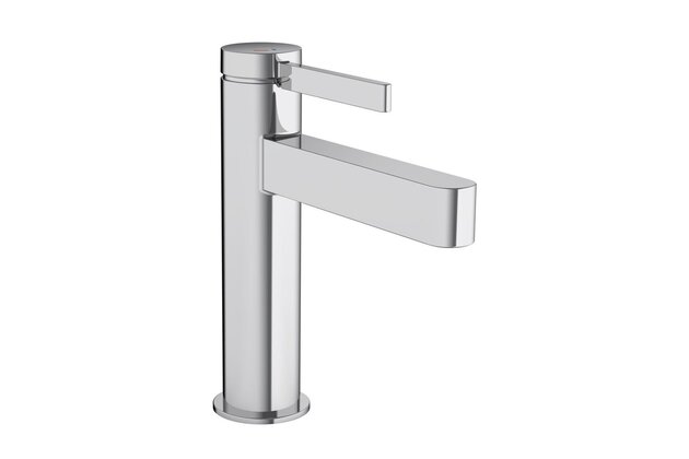 Baterie Hansgrohe Finoris umyvadlová, páková, 110, CoolStart, s odtokovou soupravou, Push-Open, chrom, 76024000