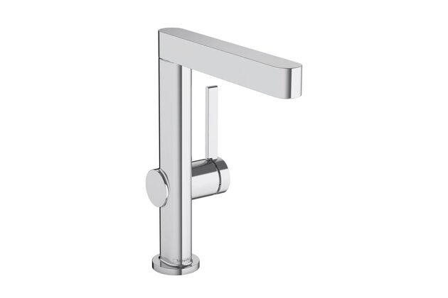 Baterie Hansgrohe Finoris umyvadlová, páková, 230, s otočným výtokem, s odtokovou soupravou , Push-Open, chrom, 76060000