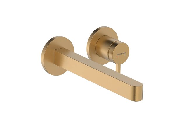 Baterie Hansgrohe Finoris umyvadlová podomítková, páková, bez tělesa, bronz kartáčovaný, 76050140