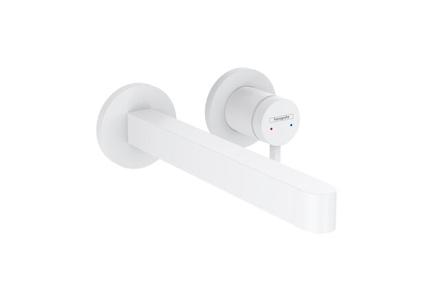 Baterie Hansgrohe Finoris umyvadlová podomítková, páková, bez tělesa, bílá mat, 76050700