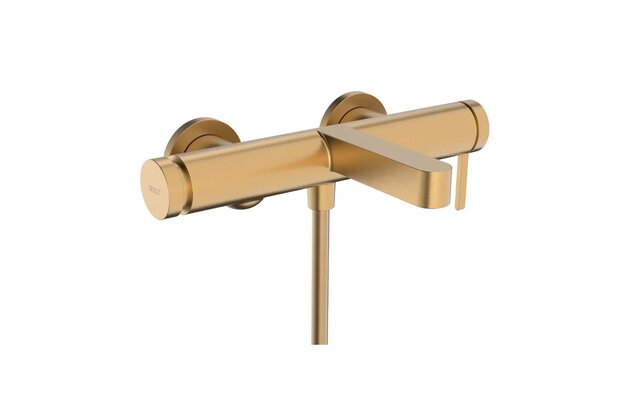 Baterie Hansgrohe Finoris vanová nástěnná, páková, bronz kartáčovaný, 76420140