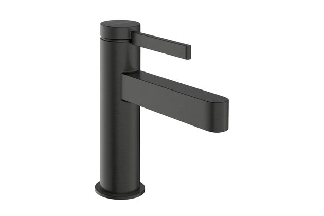 Baterie Hansgrohe Finoris na studenou nebo předem nastavenou vodu, bez odtokové soupravy, černý chrom kartáčovaný, 76013340