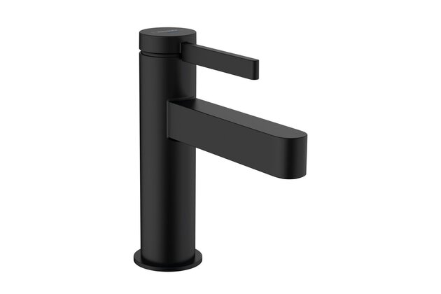 Baterie Hansgrohe Finoris na studenou nebo předem nastavenou vodu, bez odtokové soupravy, černá mat, 76013670