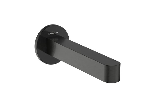 Výtokové ramínko Hansgrohe Finoris, černý chrom kartáčovaný, 76410340