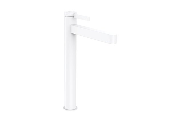 Baterie Hansgrohe Finoris umyvadlová, páková, s odtokovou soupravou, bílá mat, 76070700