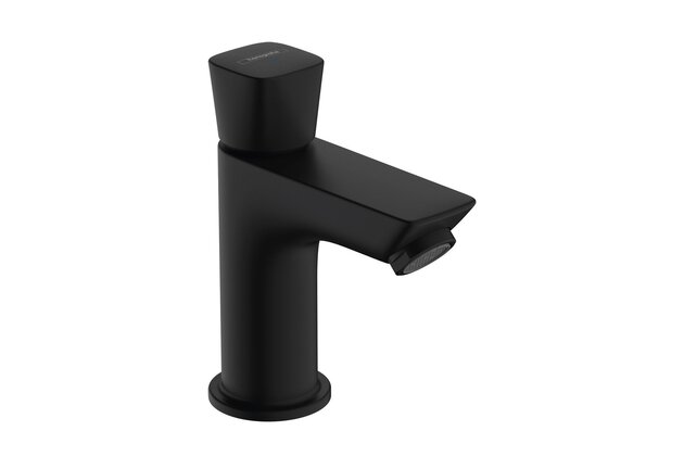 Baterie Hansgrohe Logis na studenou vodu, bez výpusti, černá mat, 71120670