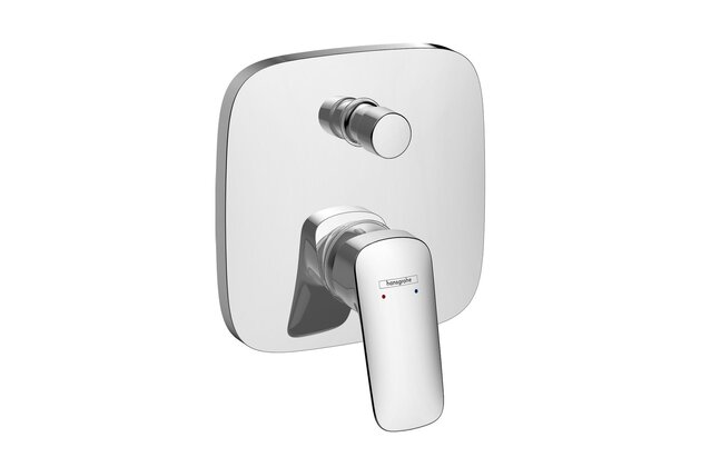 Baterie Hansgrohe Logis sprchová podomítková, s bezpečností kombinací, bez tělesa, chrom, 71407000