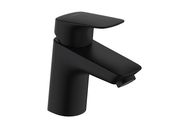 Baterie Hansgrohe Logis umyvadlová, 70, CoolStart, bez výpusti, černá mat, 71073670