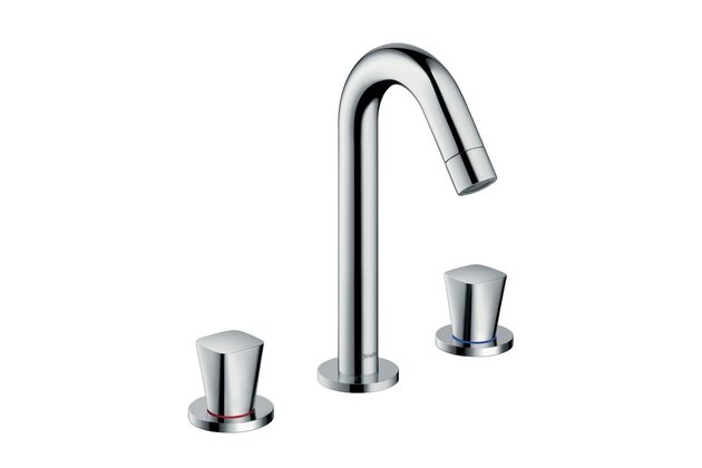 Baterie Hansgrohe Logis umyvadlová, 3otvorová, s výpustí, chrom, 71133000
