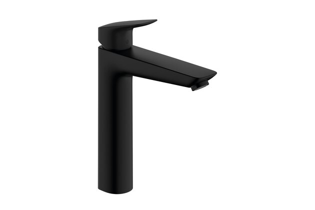 Baterie Hansgrohe Logis umyvadlová, bez výpusti, černá mat, 71091670