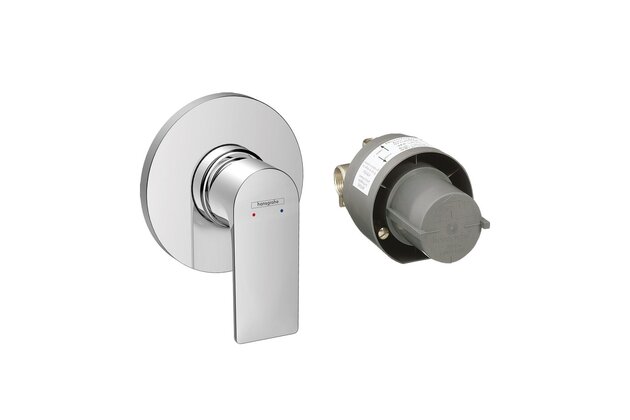 Baterie Hansgrohe Rebris E sprchová podomítková, včetně tělesa, chrom, 72658000