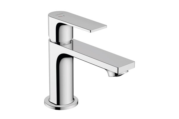 Baterie Hansgrohe Rebris E umyvadlová, CoolStart, s kovovou výpustí, chrom, 72585000