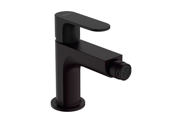 Baterie Hansgrohe Rebris S bidetová, s výpustí, černá mat, 72210670