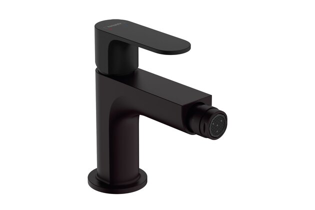 Baterie Hansgrohe Rebris S bidetová, s výpustí, černá mat, 72212670