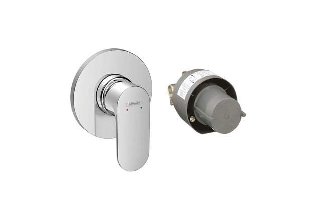 Baterie Hansgrohe Rebris S sprchová podomítková, s tělesem, chrom, 72648000