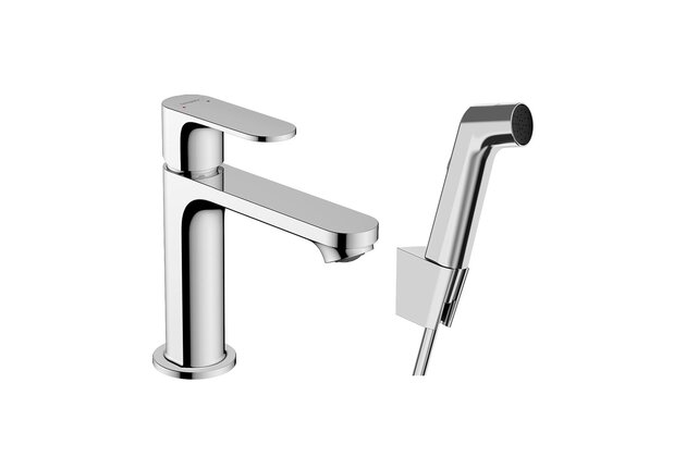 Baterie Hansgrohe Rebris S umyvadlová, s bidetovou sprškou, chrom, 72215000
