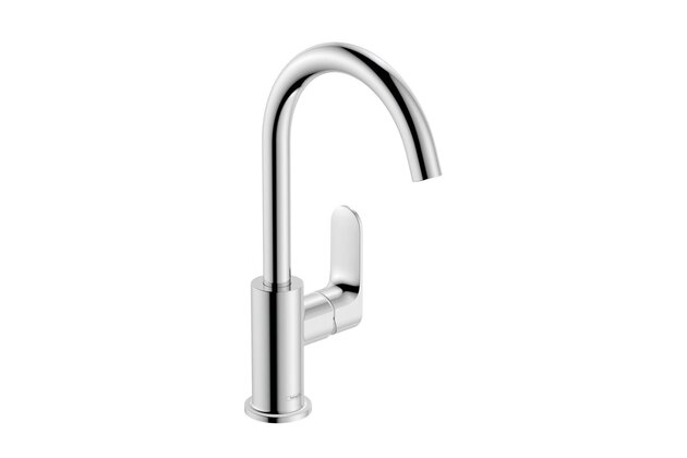 Baterie Hansgrohe Rebris S umyvadlová, otočná, s výpustí, chrom, 72536000