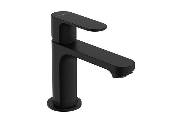 Baterie Hansgrohe Rebris S umyvadlová, bez odtokové soupravy, černá mat, 72503670