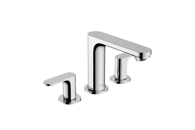 Baterie Hansgrohe Rebris S umyvadlová, 3 otvorová, s výpustí, chrom, 72530000