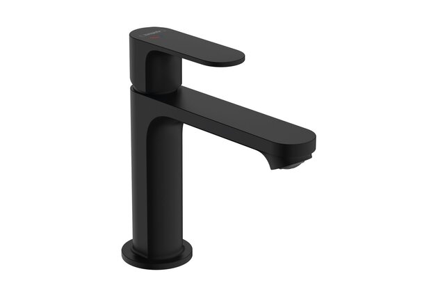 Baterie Hansgrohe Rebris S umyvadlová, CoolStart, černá mat, 72520670