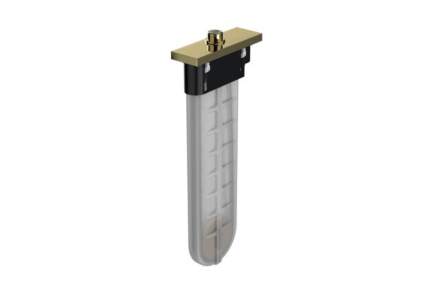 Vrchní sada Hansgrohe sBox, k vaně, zlatá lesk, 28010990