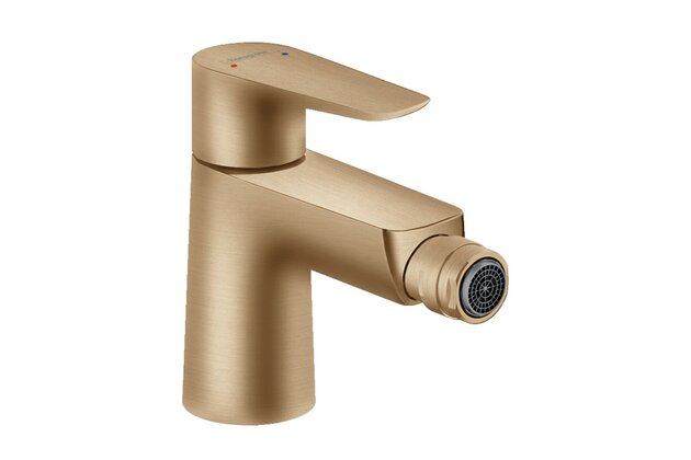 Baterie Hansgrohe Talis E bidetová, s výpustí, s táhlem, bronz kartáčovaný, 71720140