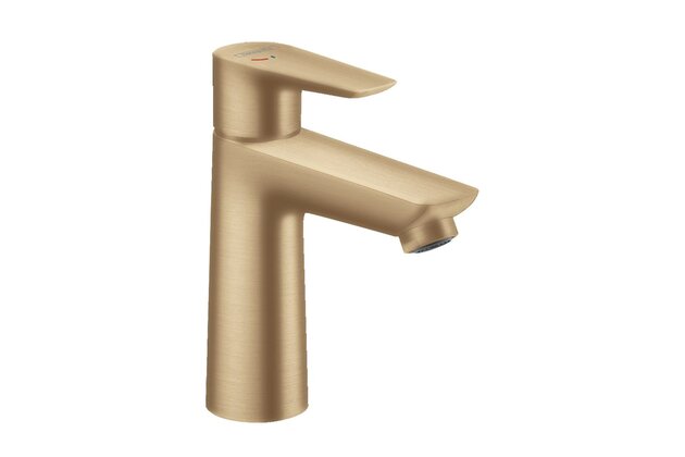 Baterie Hansgrohe Talis E umyvadlová, CoolStart, s odtokovou soupravou, s táhlem, bronz kartáčovaný, 71713140