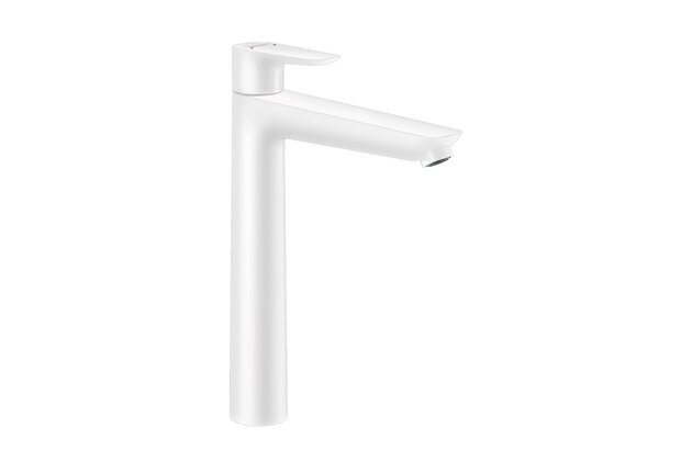Baterie Hansgrohe Talis E umyvadlová, s výpustí, s táhlem, bílá mat, 71716700