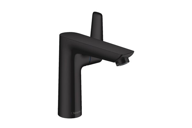 Baterie Hansgrohe Talis E umyvadlová, s výpustí, s táhlem, černá mat, 71754670
