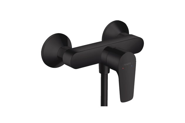 Baterie Hansgrohe Talis E sprchová nástěnná, černá mat, 71760670
