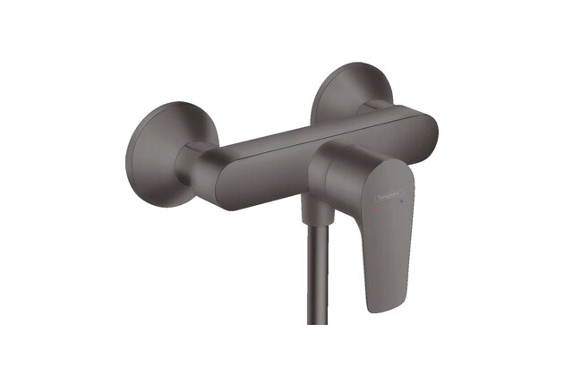 Baterie Hansgrohe Talis E sprchová nástěnná, černý chrom kartáčovaný, 71760340