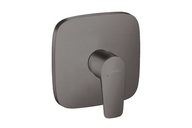 Baterie Hansgrohe Talis E sprchová podomítková, bez tělesa, černý chrom kartáčovaný, 71765340