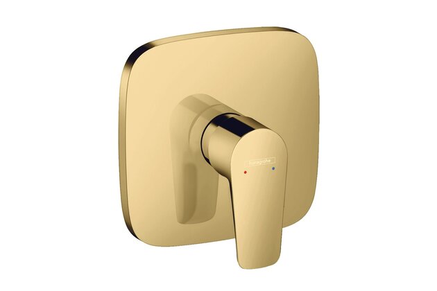 Baterie Hansgrohe Talis E sprchová podomítková, bez tělesa, zlatá lesk, 71765990
