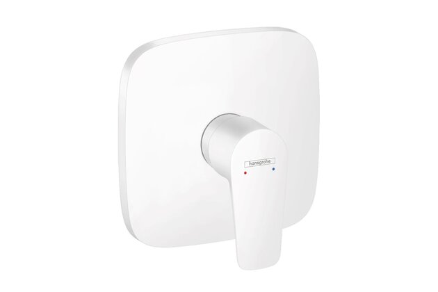 Baterie Hansgrohe Talis E sprchová podomítková, bez tělesa, bílá mat, 71765700