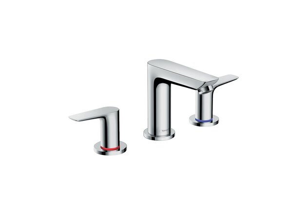 Baterie Hansgrohe Talis E umyvadlová, 3otvorová, s výpustí, s táhlem, chrom, 71733000