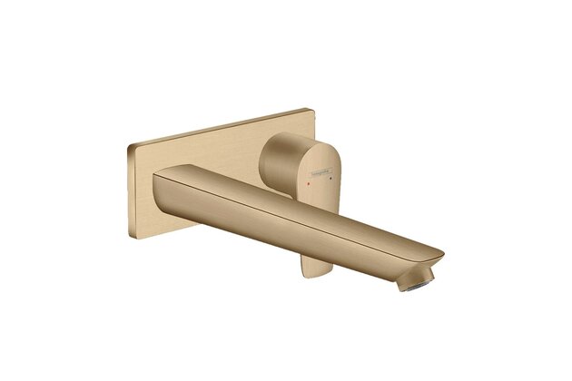 Baterie Hansgrohe Talis E umyvadlová podomítková, s výpustí, bronz kartáčovaný, 71734140