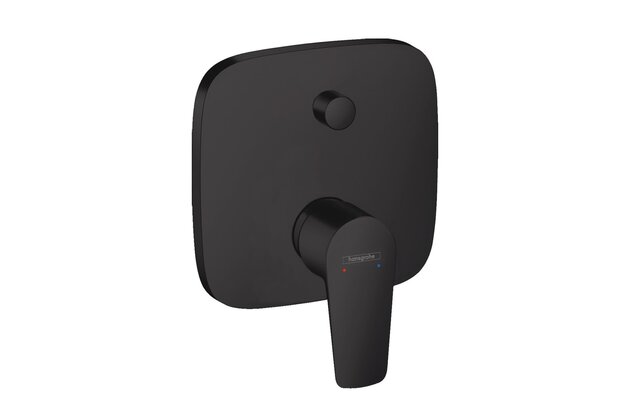 Baterie Hansgrohe Talis E sprchová podomítková, bez tělesa, černá mat, 71474670