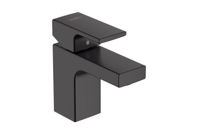 Baterie Hansgrohe Vernis Shape umyvadlová, CoolStart, s výpustí, černá mat, 71593670
