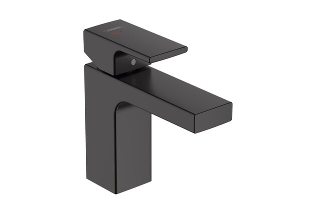 Baterie Hansgrohe Vernis Shape umyvadlová, CoolStart, s výpustí, černá mat, 71594670