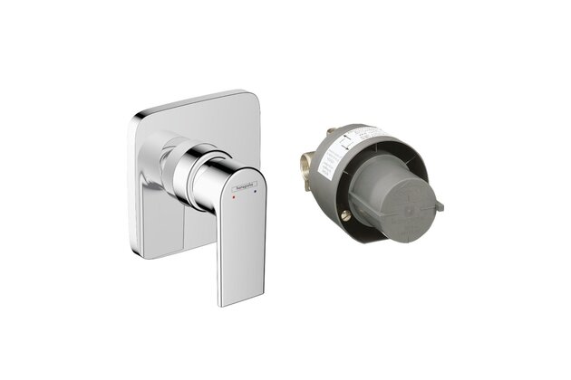 Baterie Hansgrohe Vernis Shape sprchová podomítková, s tělesem, chrom, 71662000