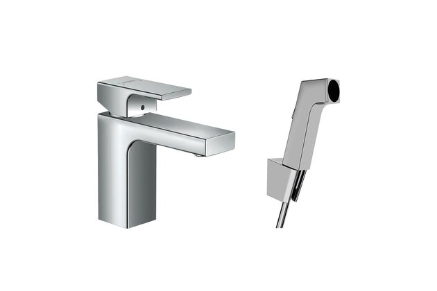 Baterie Hansgrohe Vernis Shape umyvadlová, s bidetovou sprškou, chrom, 71216000
