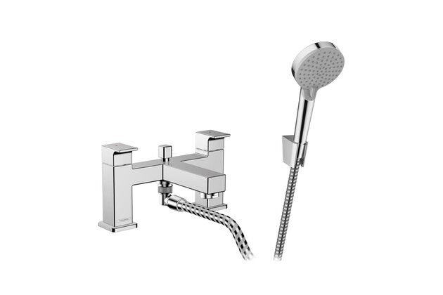 Vanová souprava Hansgrohe Vernis Shape 2otvorová, s přepínačem, chrom, 71462000
