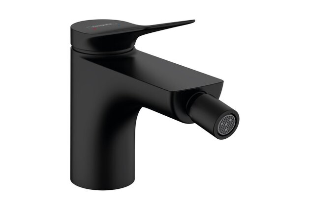 Baterie Hansgrohe Vivenis bidetová, s odtokovou soupravou, s táhlem, černá mat, 75200670