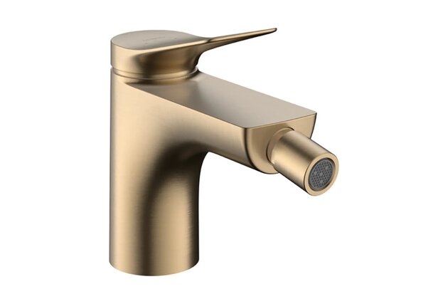 Baterie Hansgrohe Vivenis bidetová, s odtokovou soupravou, s táhlem, bronz kartáčovaný, 75200140