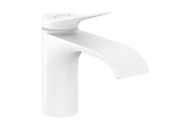 Baterie Hansgrohe Vivenis umyvadlová, bez odtoku, bílá mat, 75012700
