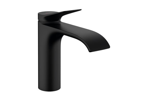 Baterie Hansgrohe Vivenis umyvadlová, bez odtoku, černá mat, 75022670