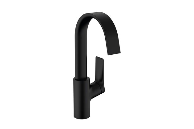 Baterie Hansgrohe Vivenis umyvadlová, otočná, bez odtoku, černá mat, 75032670