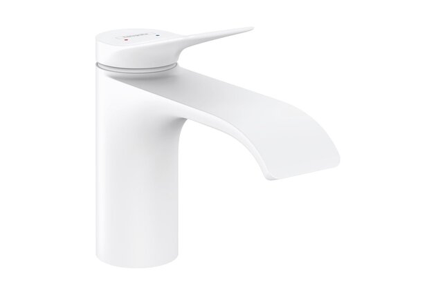 Baterie Hansgrohe Vivenis umyvadlová, s táhlem, bílá mat, 75010700