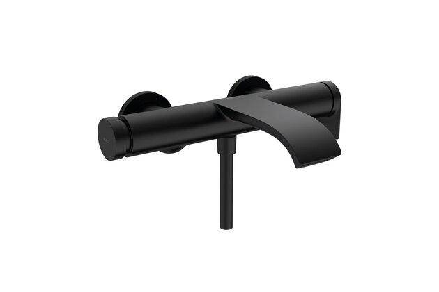 Baterie Hansgrohe Vivenis vanová nástěnná, černá mat, 75420670