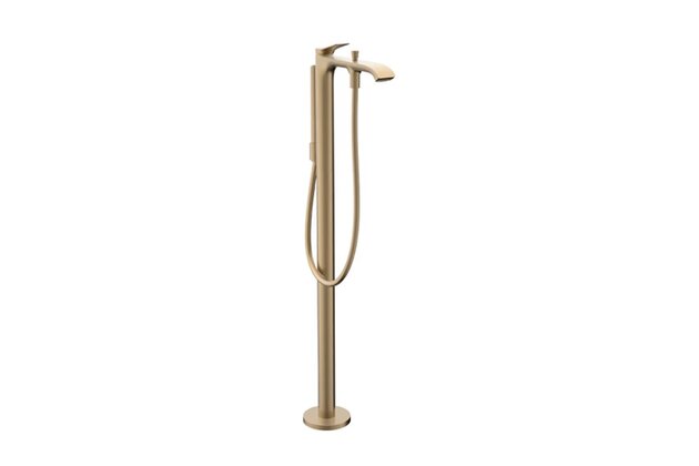 Vanová souprava Hansgrohe Vivenis do podlahy, bez tělesa, bronz kartáčovaný, 75445140